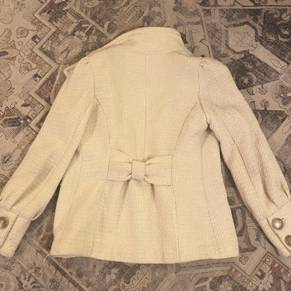 Vintage Guess Jean Cream Coat - Picture 3 of 4